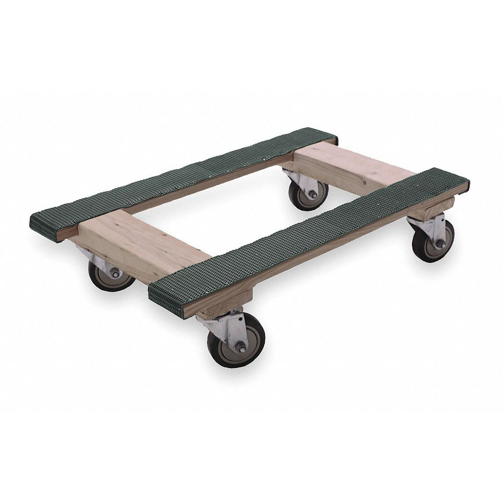 wooden 30"x18" furniture moving piano dollies H style with 4" caster